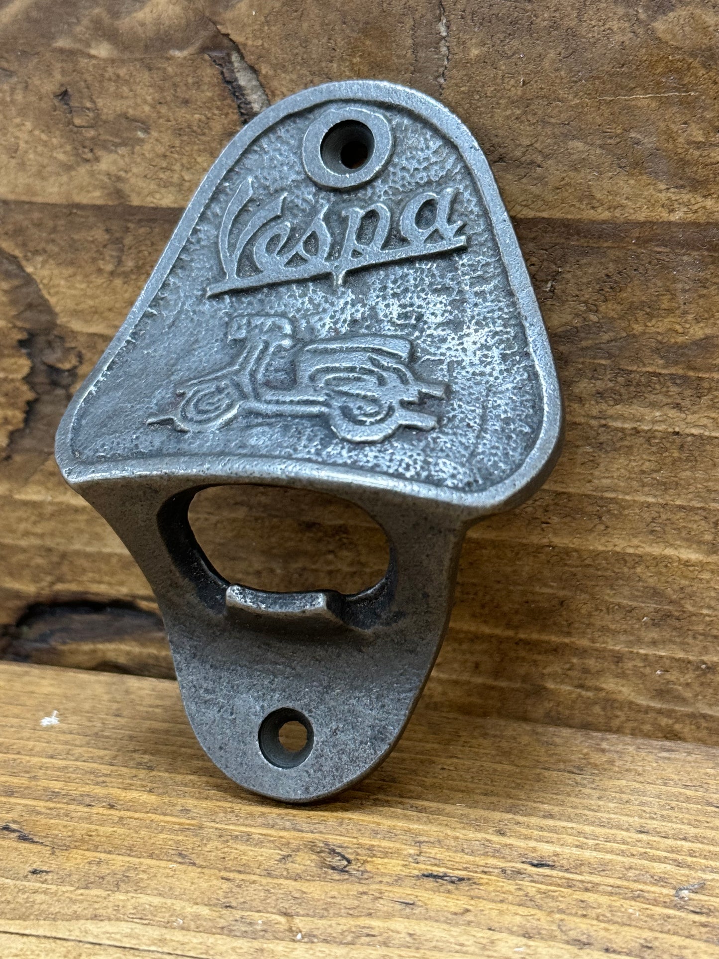 VESPA \ Cast Iron Wall Mounted Bottle Opener \ Vintage Style Home Bar