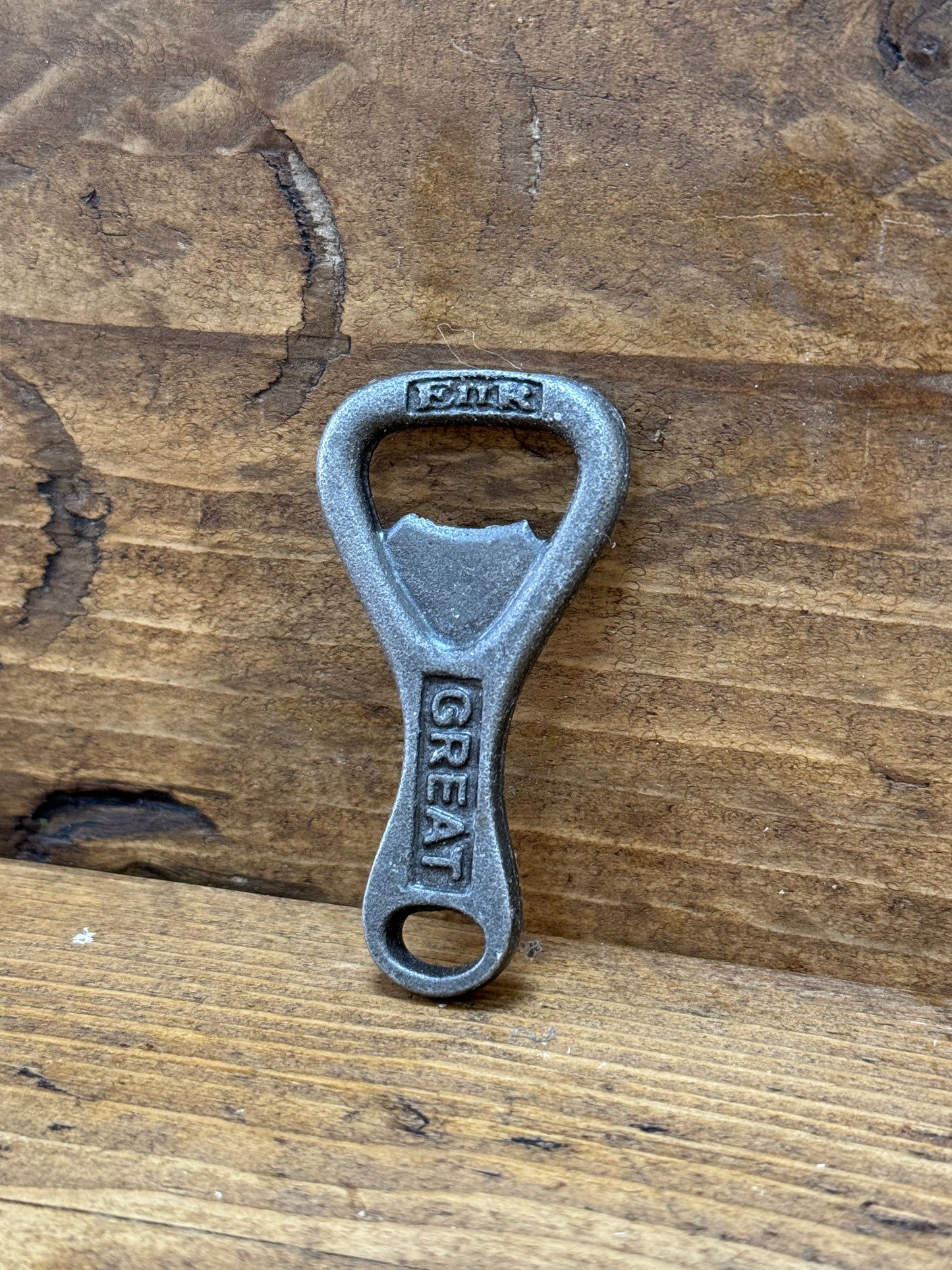 GREAT BRITAIN \ Cast Iron Handheld Bottle Opener \ Vintage Style Home Bar