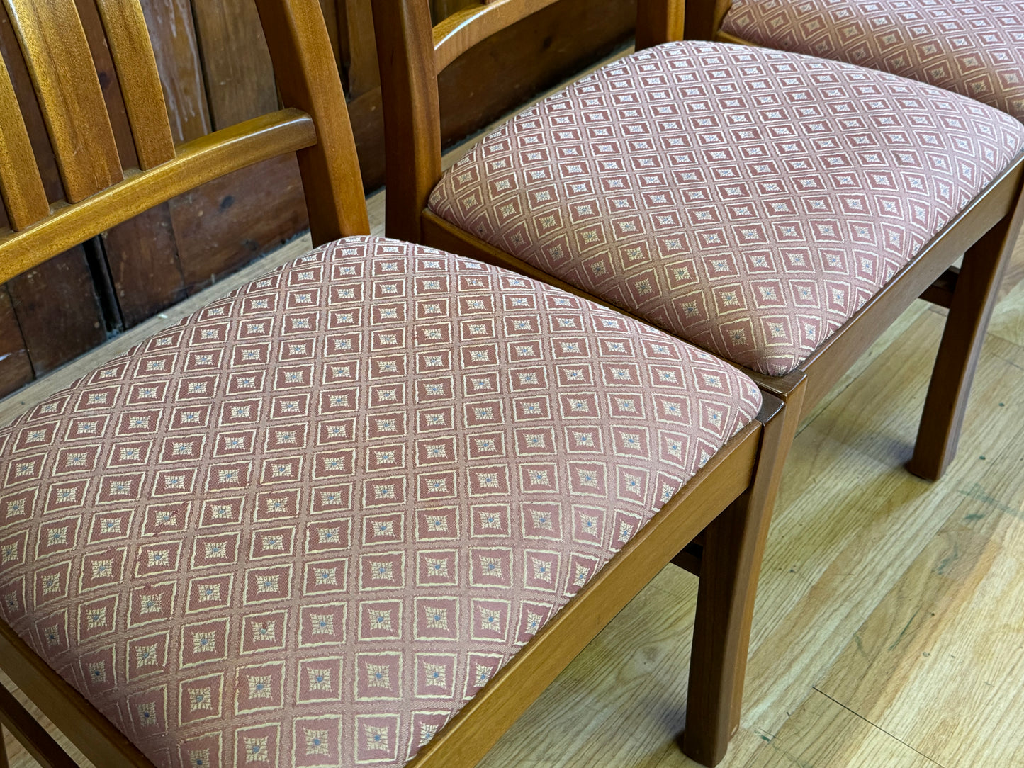 Set of 6 Teak Dining Chairs by Parker Knoll \ Vintage Mid Century Kitchen Chairs