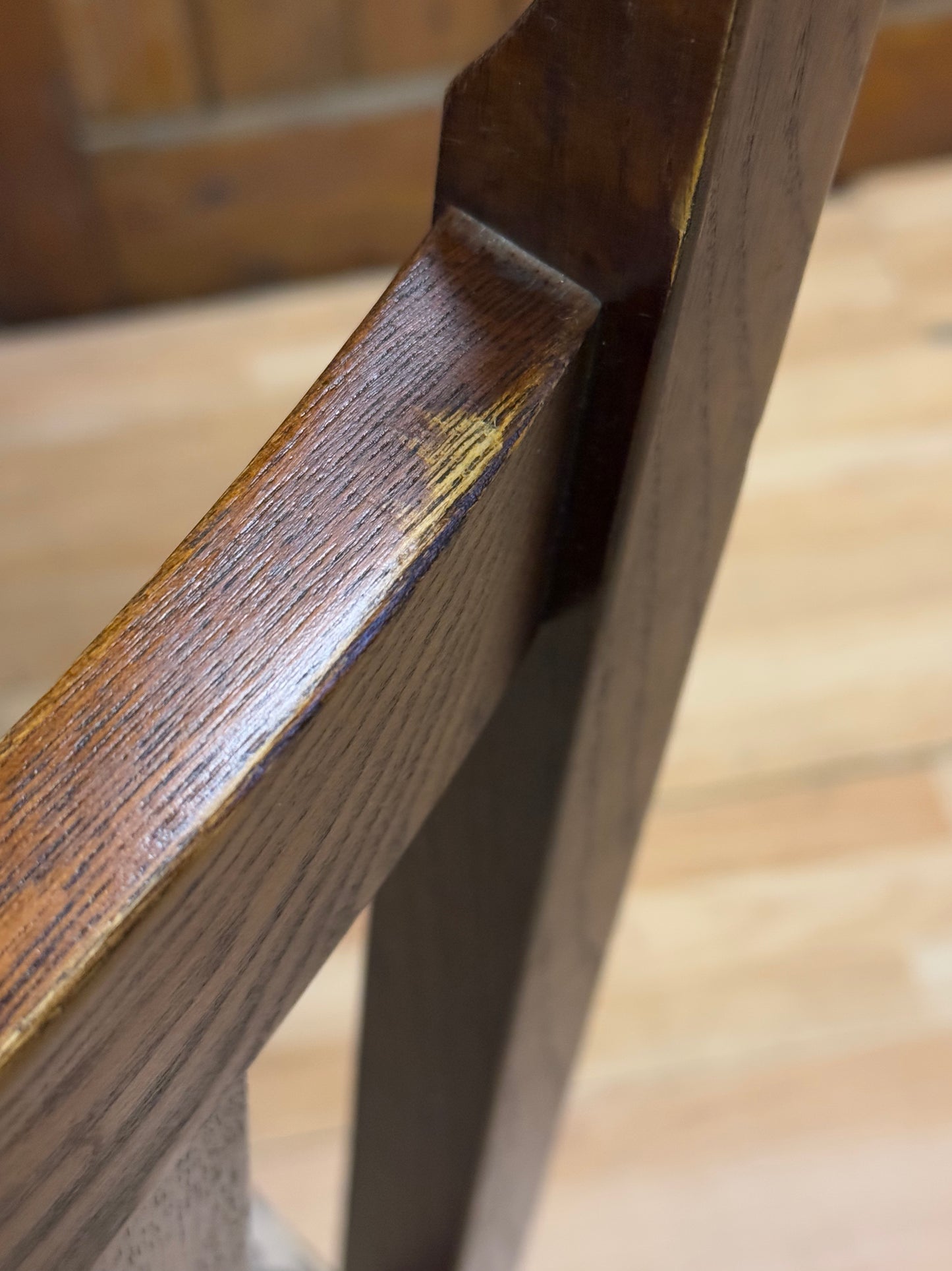 Vintage Old Charm Aldeburgh Oak Dining Chairs \ Tudor Style Kitchen Chairs