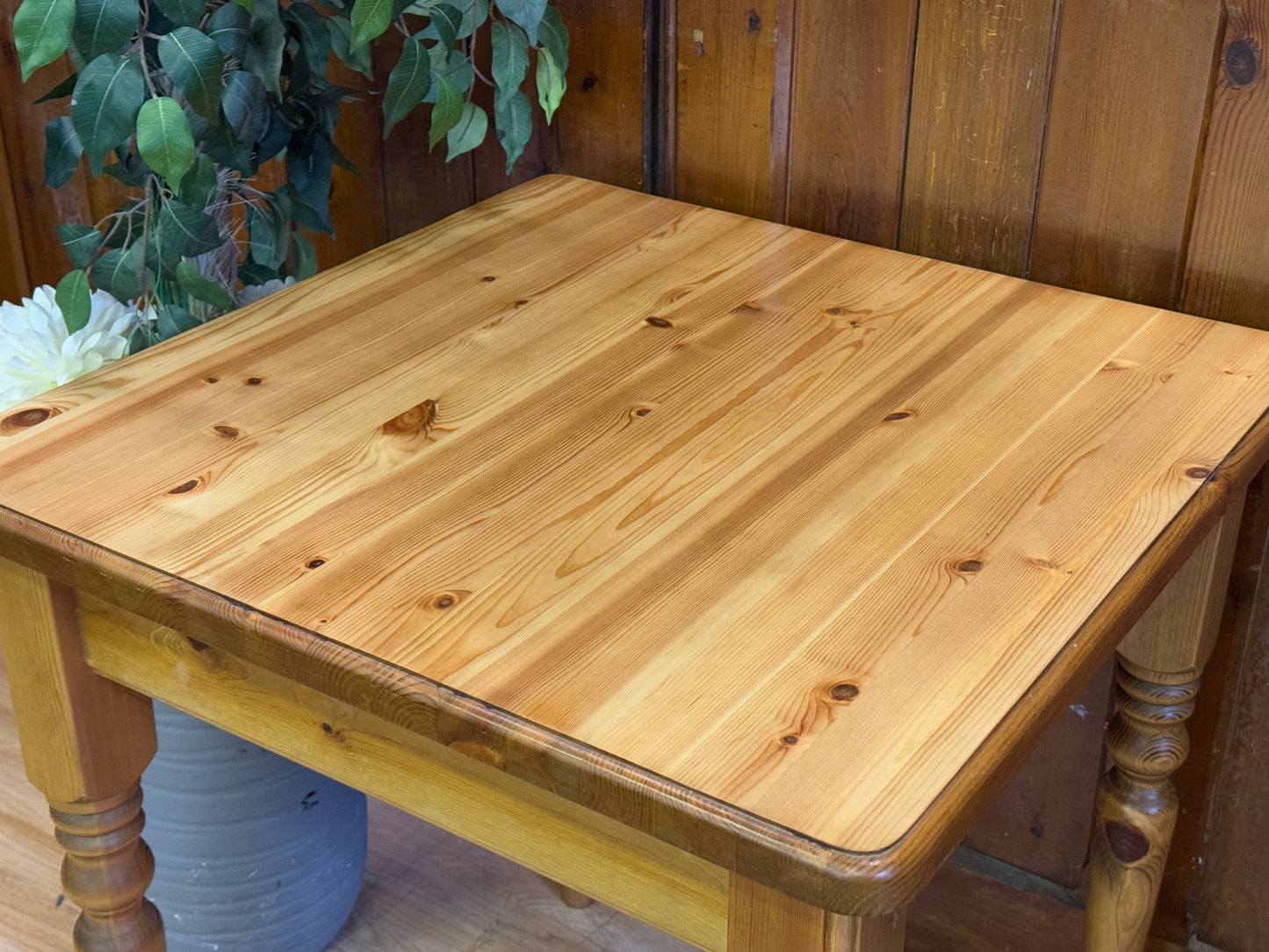 Small Farmhouse Style Dining Table \ Solid Pine Kitchen Table