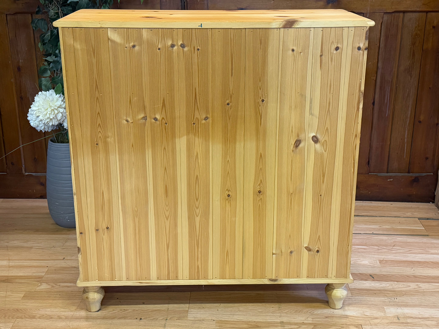 Large Farmhouse Pine Chest of Drawers \ Victorian Style Pine Shop Storage Draws