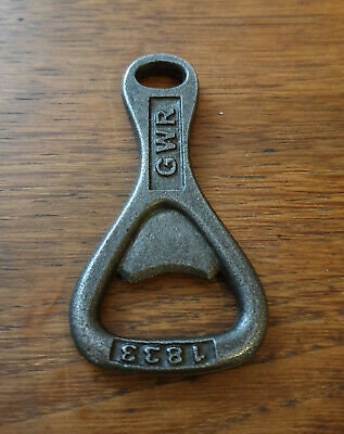 GWR \ Cast Iron Handheld Bottle Opener \ Vintage Style Home Bar