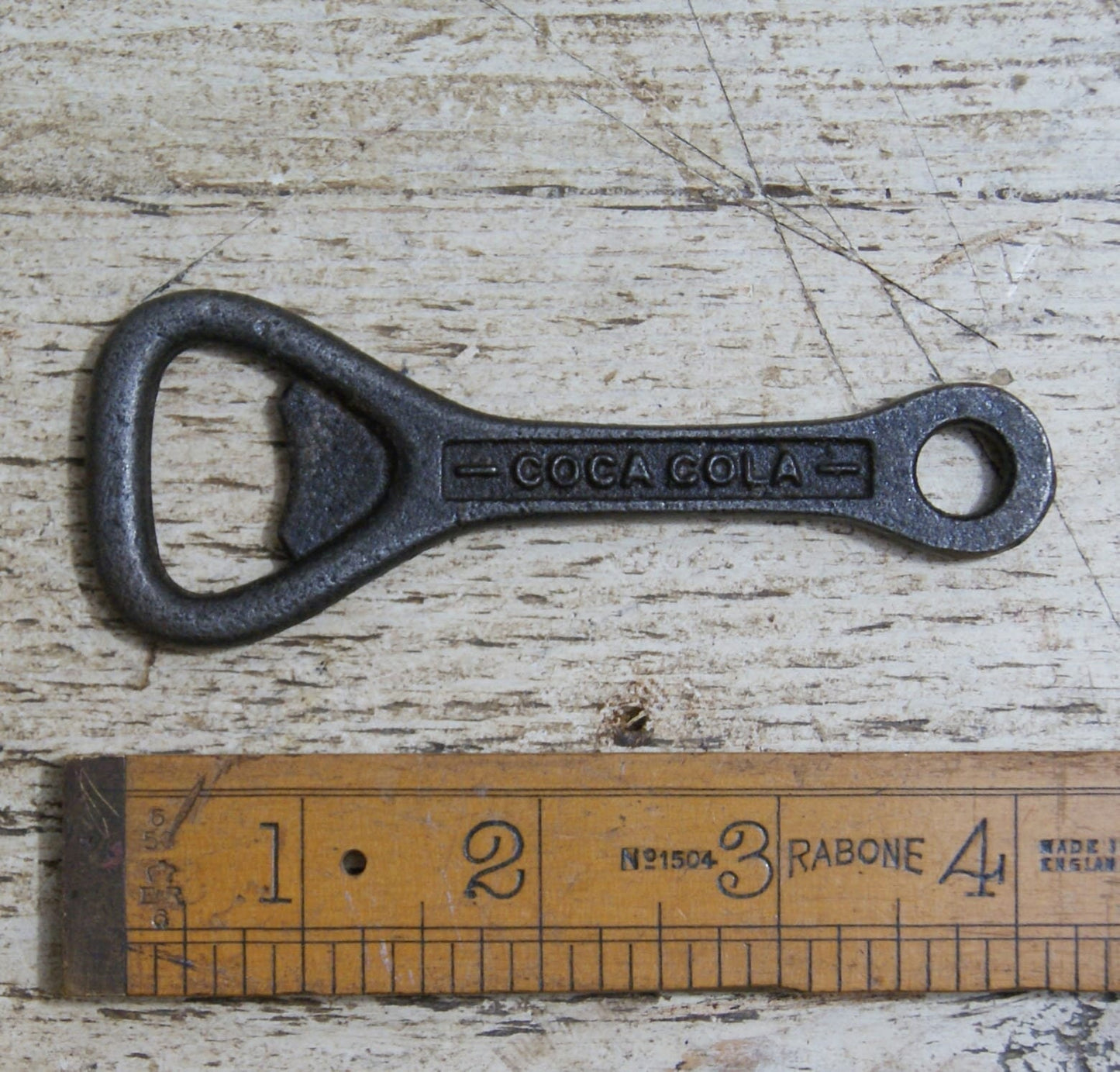 COCA COLA \ Cast Iron Handheld Bottle Opener \ Vintage Style Home Bar \ Key Ring