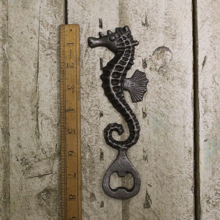 SEAHORSE \\ Cast Iron Bottle Opener \\ Bar \\ Hotel \\ Pub \\ Antique \\ Vintage \\ gift \\ Home Bar \\