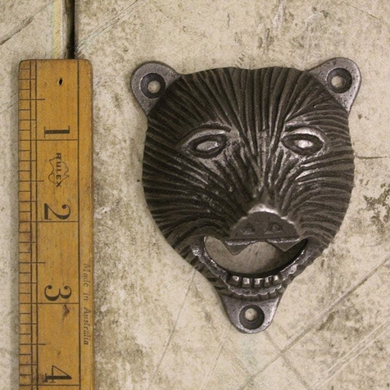 BEAR HEAD  \\ Cast Iron Wall Mounted Bottle Opener \\ Bar \\ Hotel \\ Pub \\ Antique \\ Vintage \\ gift \\ Home Bar \\