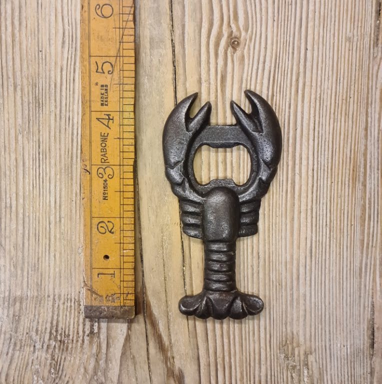 LOBSTER \\ Cast Iron Handheld Bottle Opener \\ Bar \\ Hotel \\ Pub \\ Antique \\ Vintage \\ gift \\ Home Garden Bar