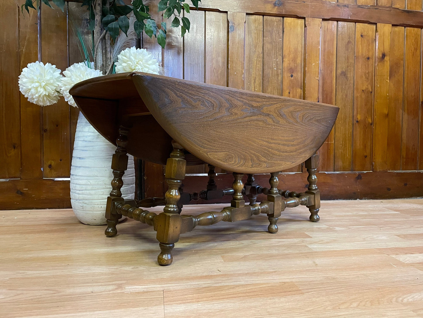 Vintage Ercol Golden Dawn Drop Leaf Coffee Table  \ Vintage Side Table