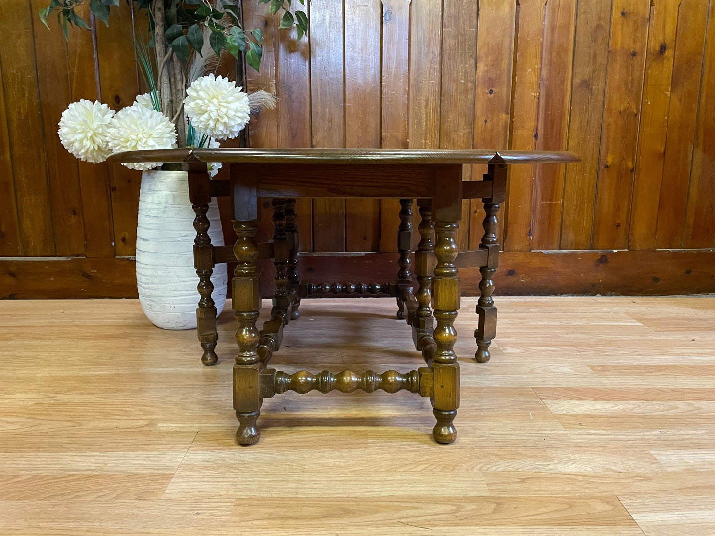 Vintage Ercol Golden Dawn Drop Leaf Coffee Table  \ Vintage Side Table