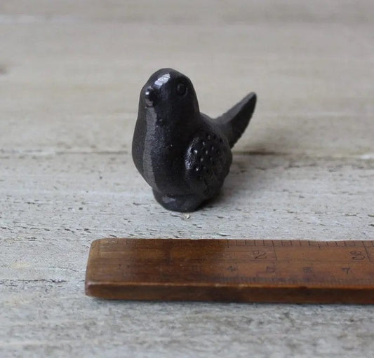 Petite Cast Iron Bird Paperweight