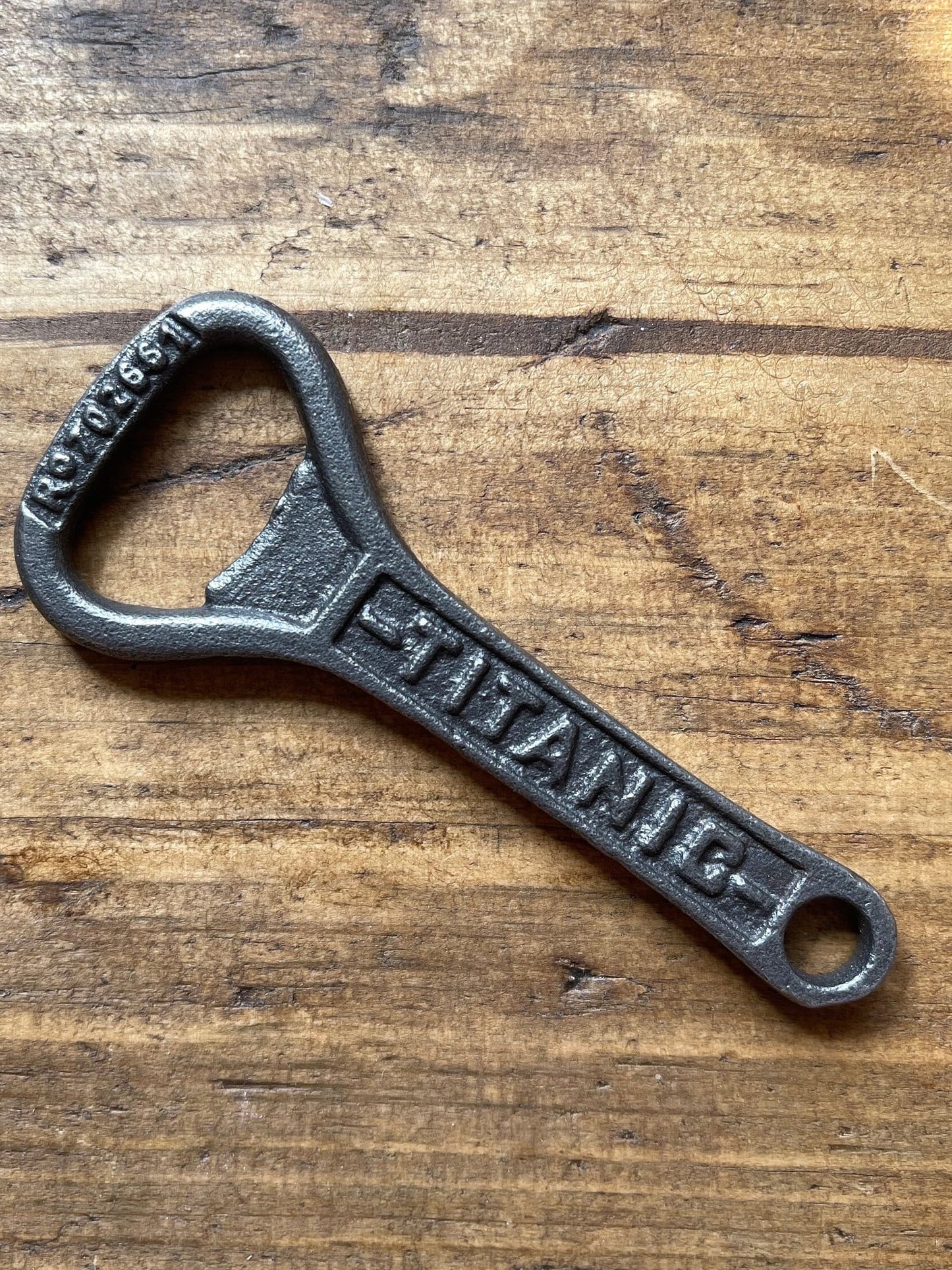 TITANIC \ Cast Iron Handheld Bottle Opener \ Vintage Style Home Bar