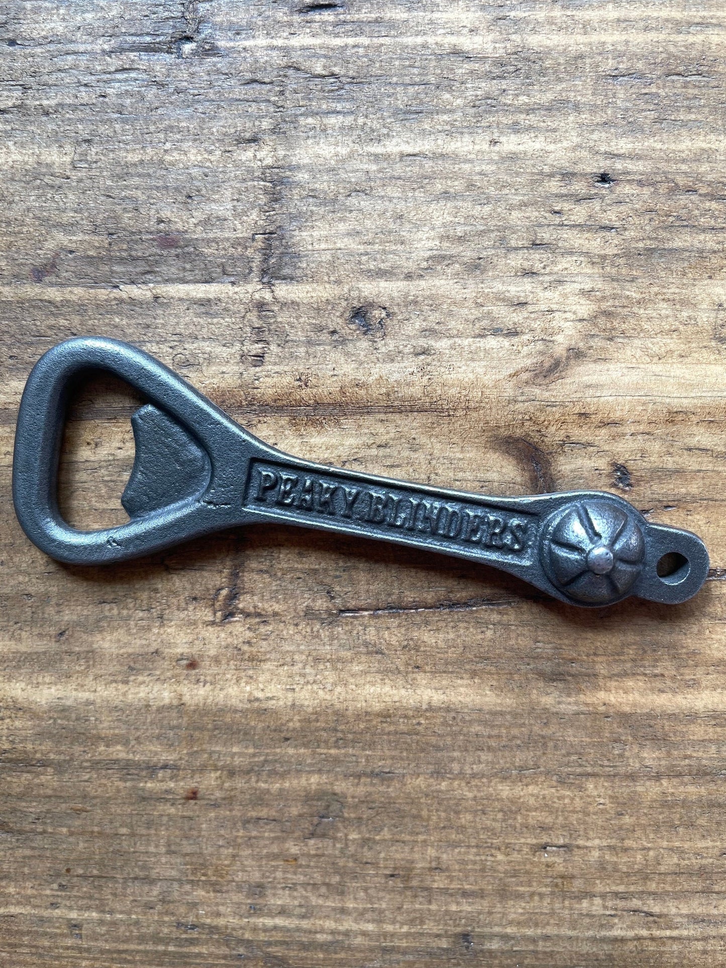 PEAKY BLINDERS \ Cast Iron Hand Held  Bottle Opener \ Vintage Style Home Bar \ Key Ring