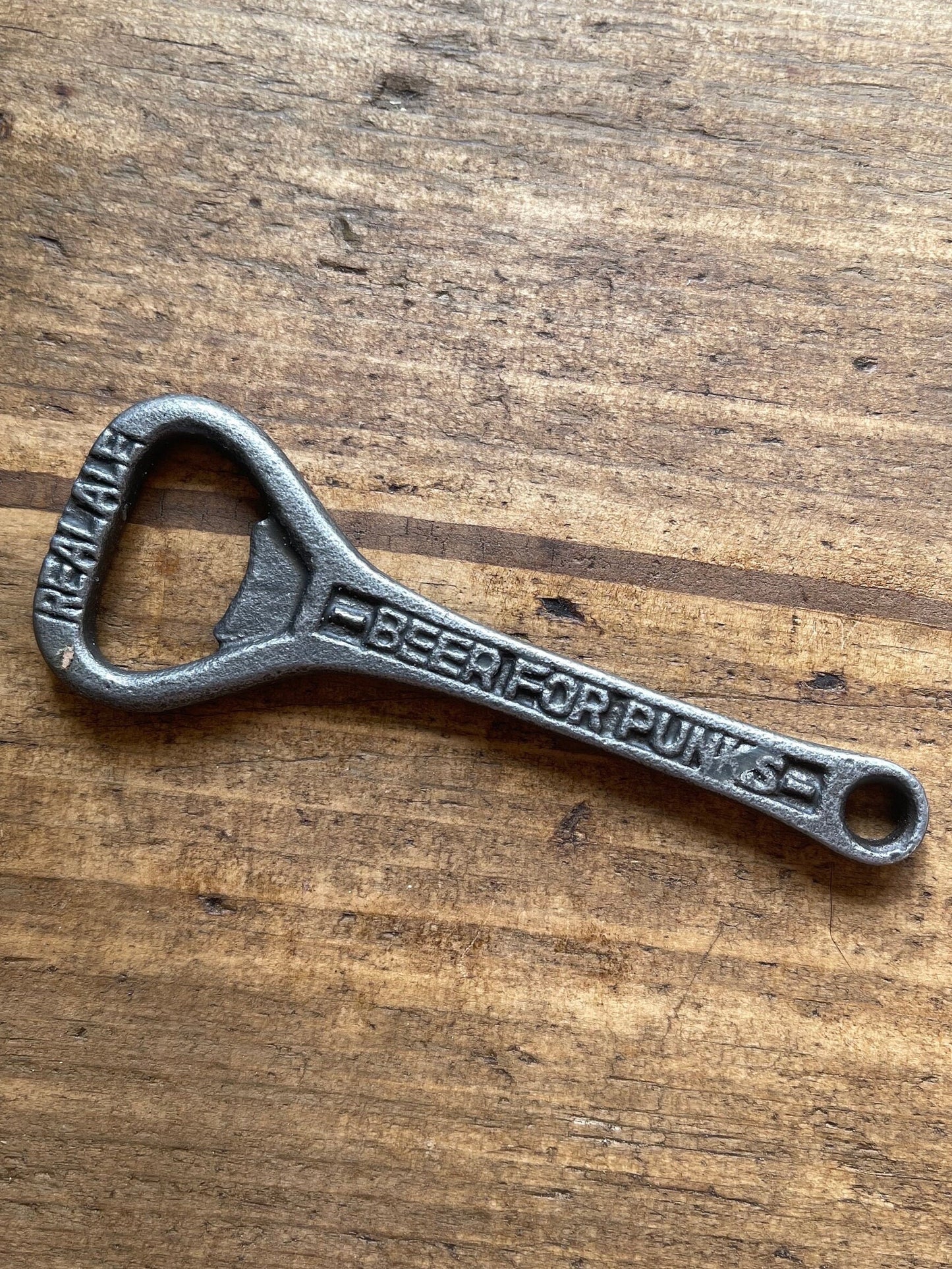 BREW DOG \ Cast Iron Handheld Bottle Opener \ Vintage Style Home Bar