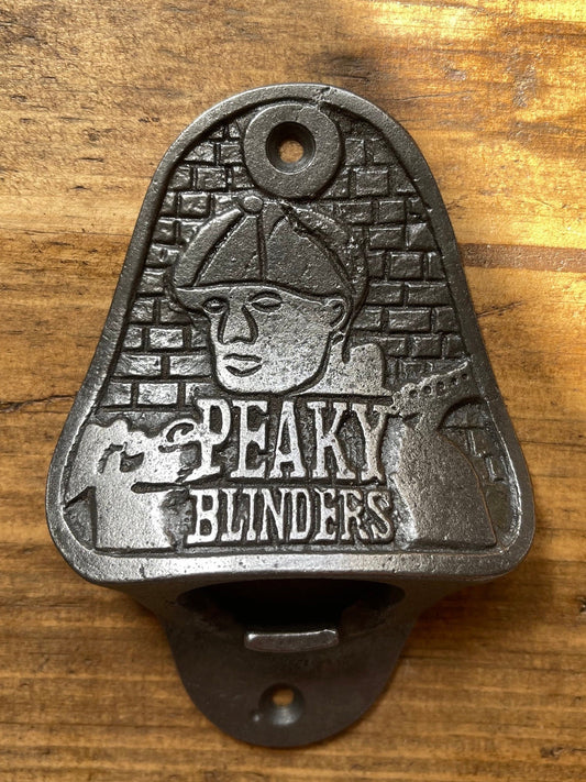 PEAKY BLINDERS \ Cast Iron Wall Mounted Bottle Opener \ Vintage Style Home Bar