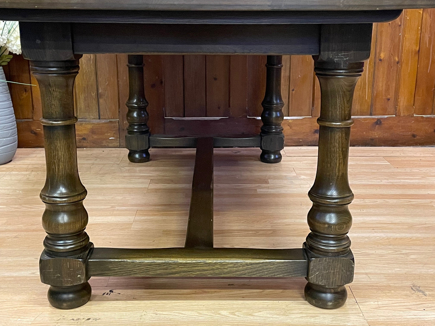 Quality Solid Oak Refectory Table \ Reproduction Farmhouse Kitchen Table