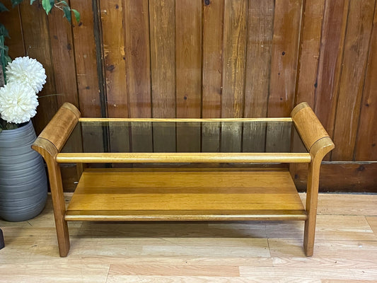 Mid Century Teak Tulip Coffee Table by Nathan \ Retro Magazine Occasion Table