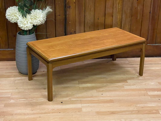 Retro Teak Coffee Table By Nathan \ Mid Century Long Sofa Table \ Supper Table