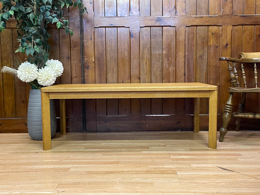 Large Vejle Stole Mobelfabrik Danish Coffee Table \ Mid Century Oak Lounge Table