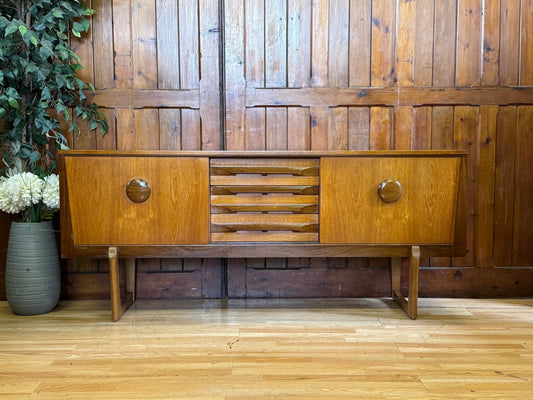 Vintage Teak Sideboard by Elliot’s of Newbury \ Mid Century Long Drinks Cabinet